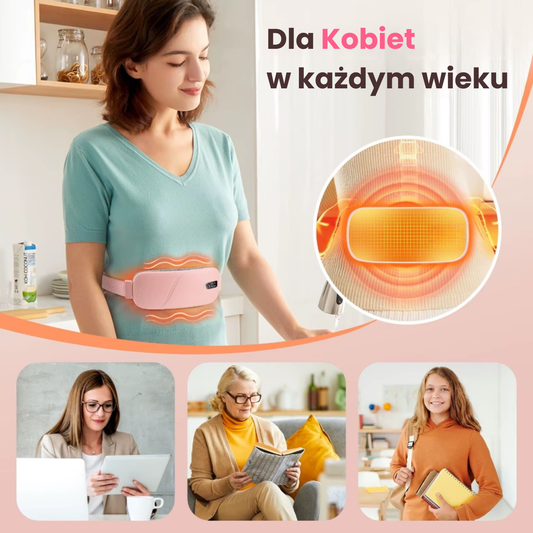 CozyBelly - Pas grzewczy łagodzący bóle menstruacyjne