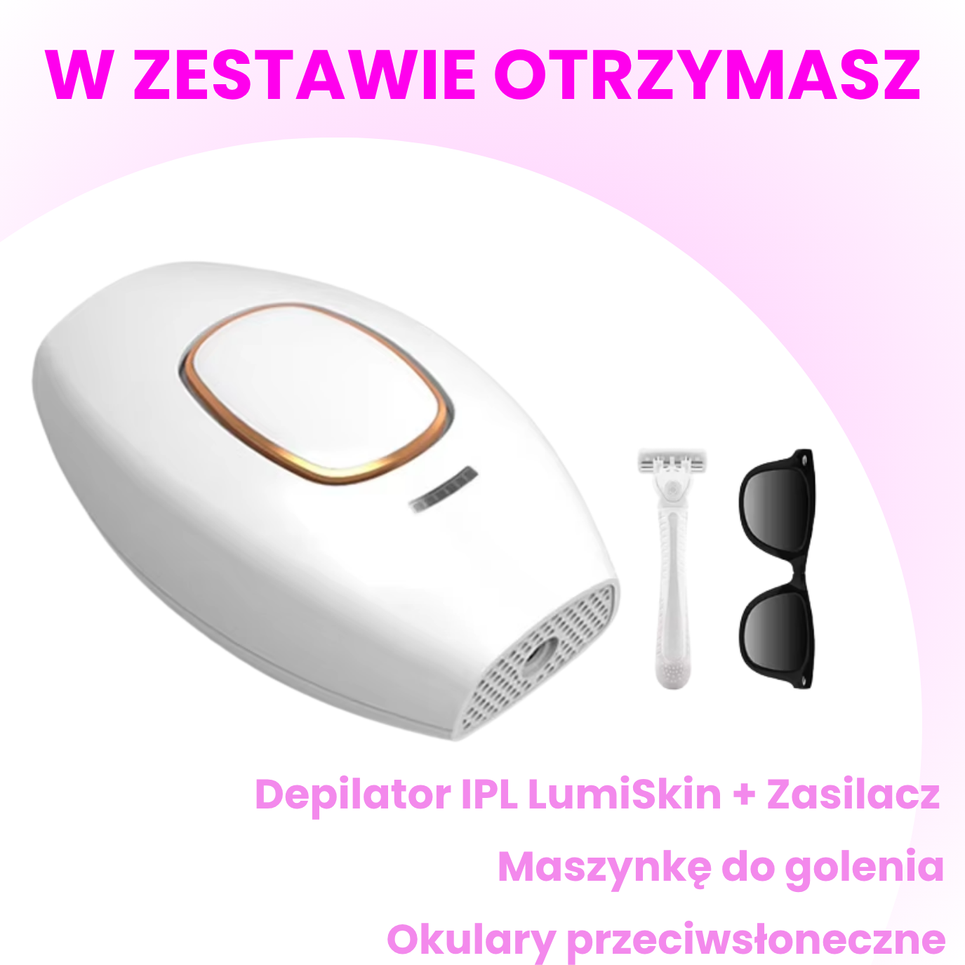 LumiSkin Mini - Depilator laserowy