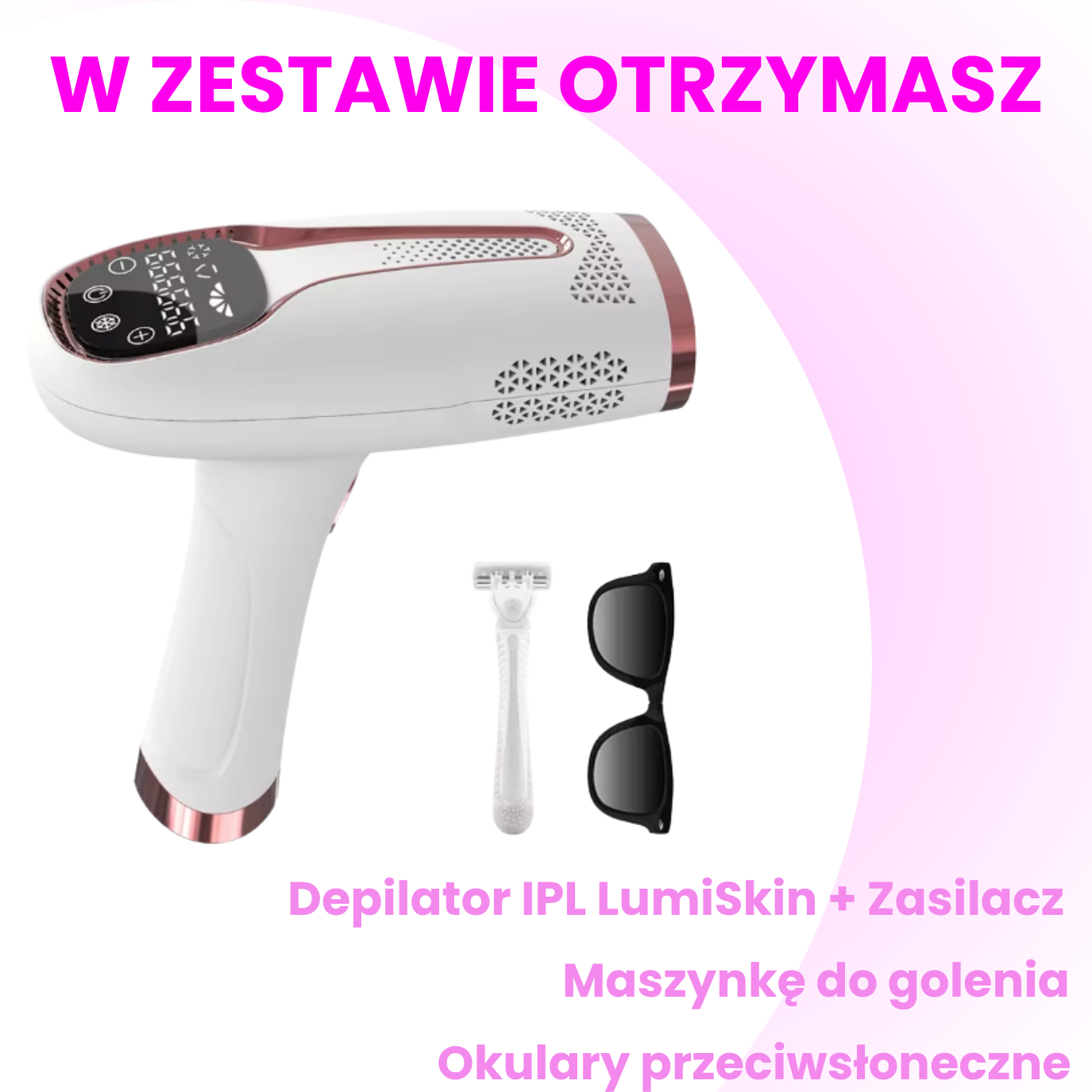 LumiSkin Mini - Depilator laserowy