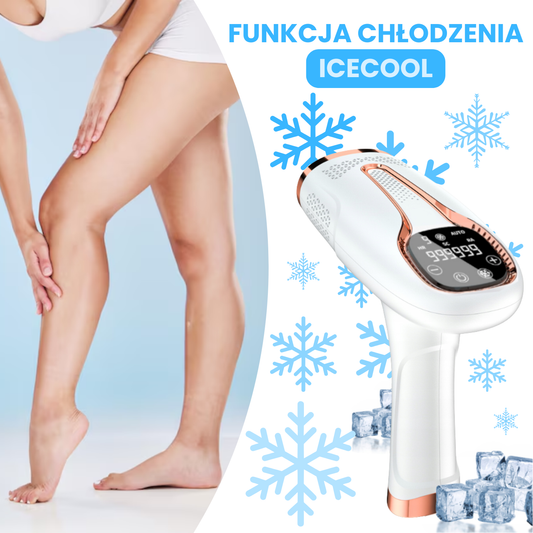 LumiSkin Max - Depilator laserowy z funkcją chłodzenia