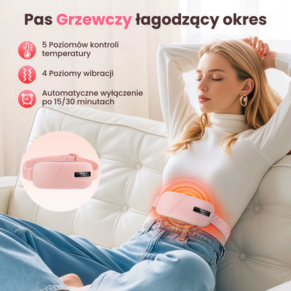 CozyBelly - Pas grzewczy łagodzący bóle menstruacyjne