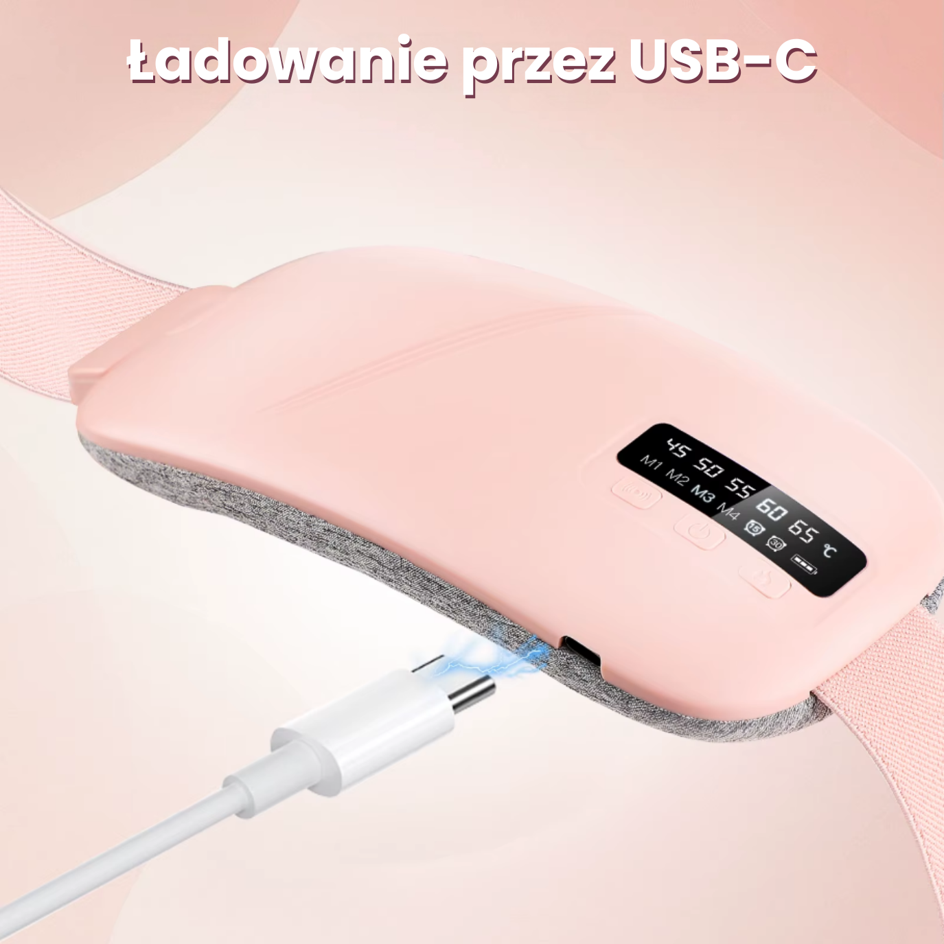 CozyBelly - Pas grzewczy łagodzący bóle menstruacyjne