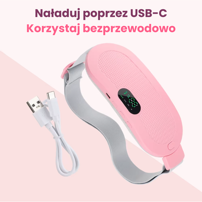 CozyBelly - Pas grzewczy łagodzący bóle menstruacyjne
