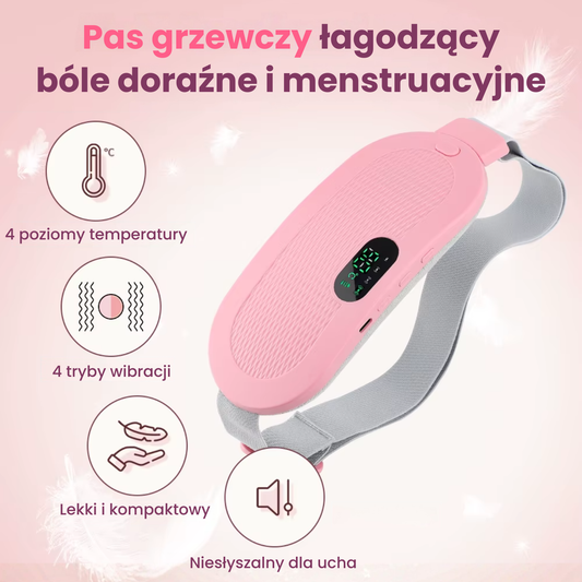 CozyBelly - Pas grzewczy łagodzący bóle menstruacyjne