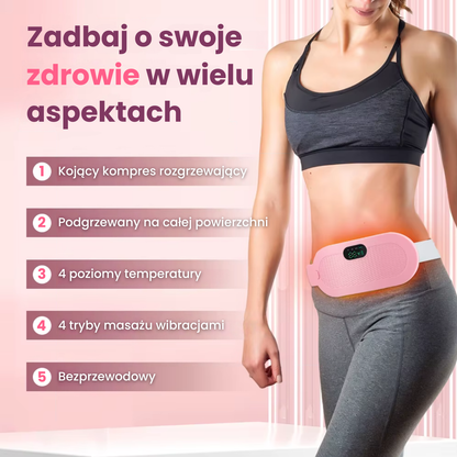 CozyBelly - Pas grzewczy łagodzący bóle menstruacyjne