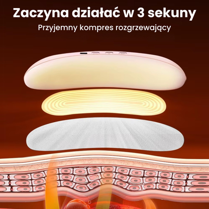 CozyBelly - Pas grzewczy łagodzący bóle menstruacyjne