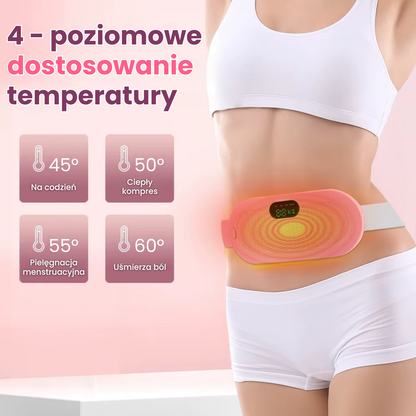 CozyBelly - Pas grzewczy łagodzący bóle menstruacyjne