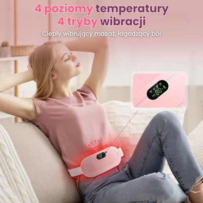 CozyBelly - Pas grzewczy łagodzący bóle menstruacyjne